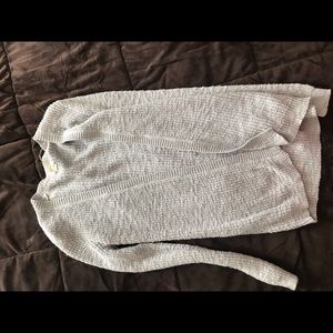 Gray cardigan
